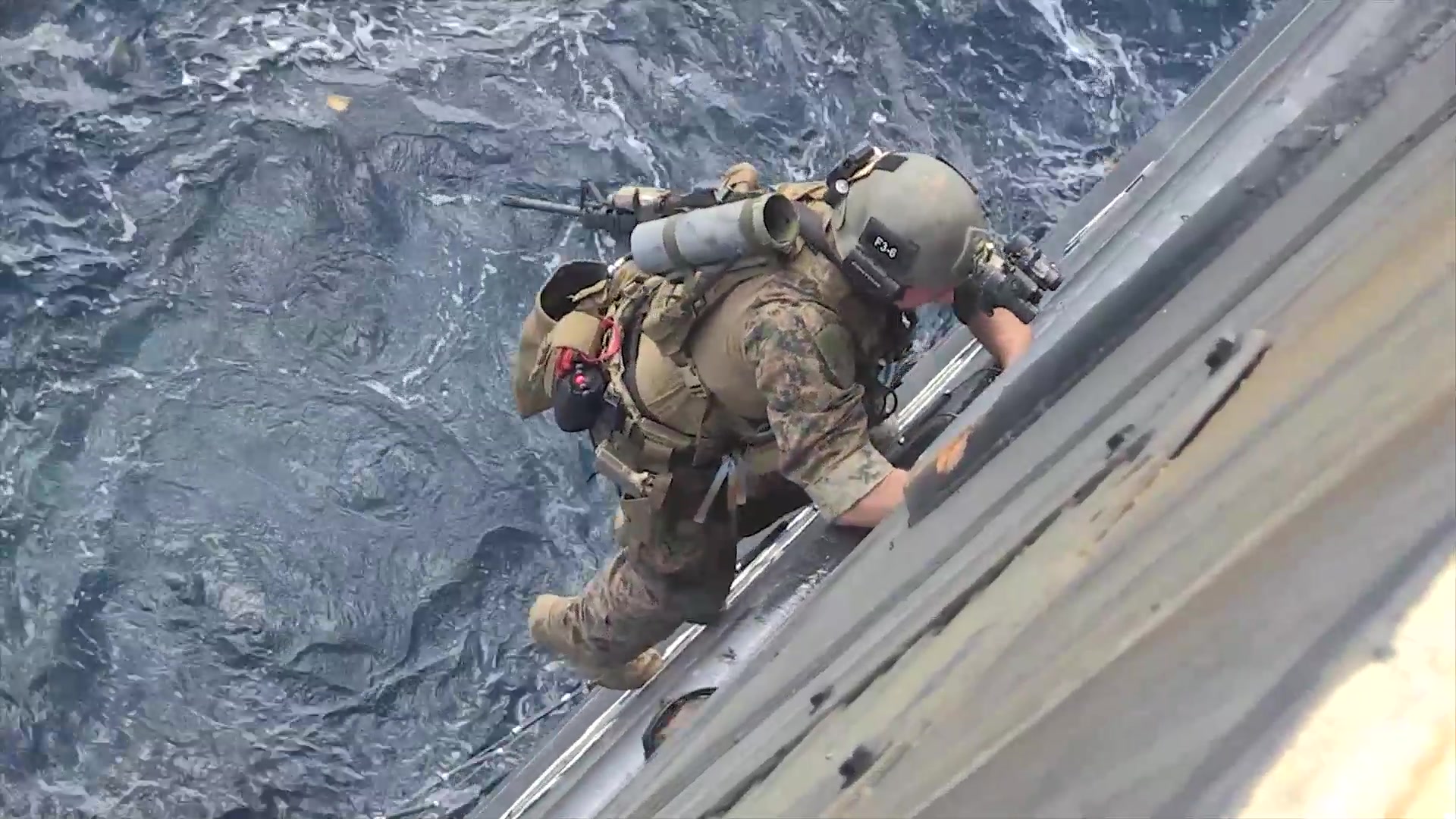 U.S. Marines • Maritime Raid Force • Hook and Climb Training for VBSS
