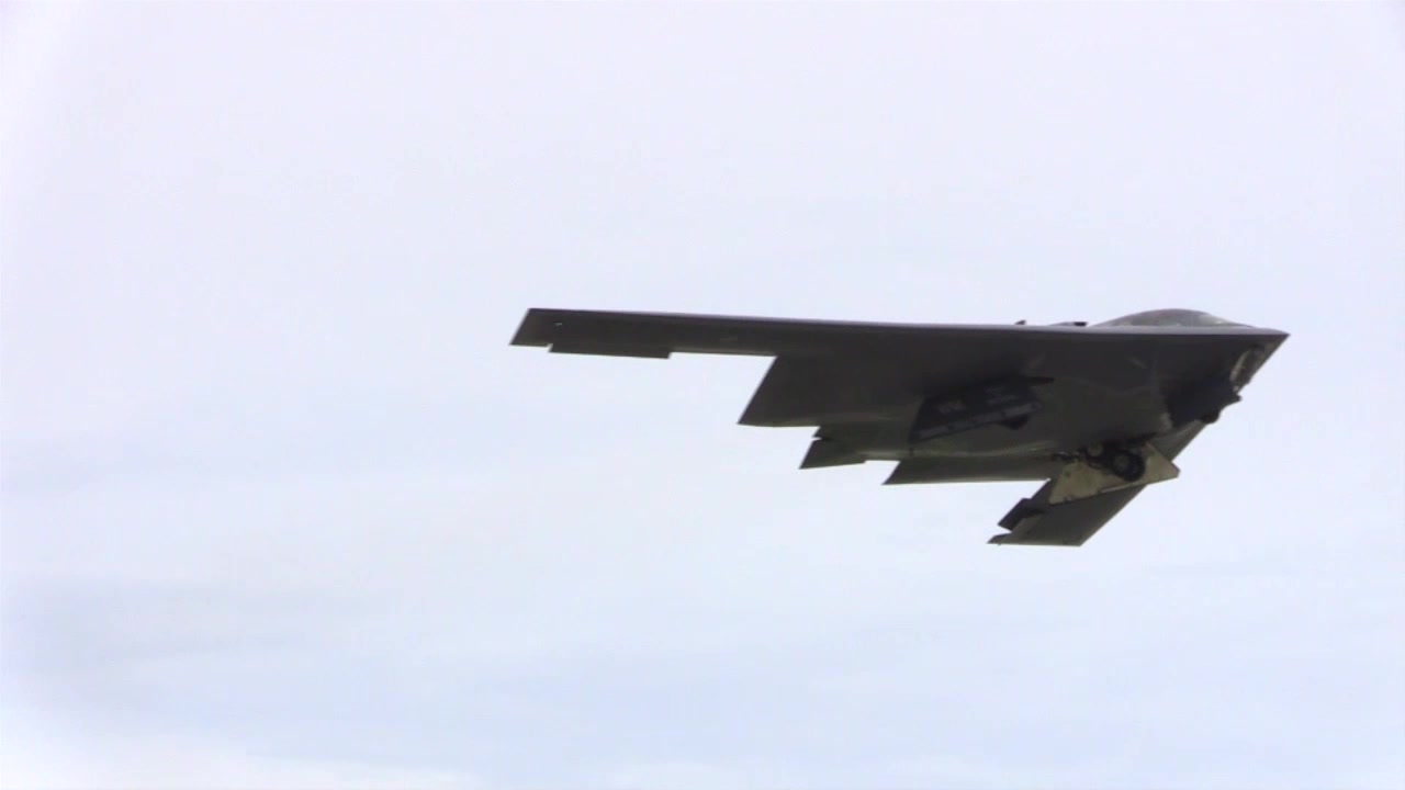 Broll footage of B-1 Lancer, B-2 Spirit, and B-52 Stratofortress taxiing, taking off and conducting an integrated bomber operation. This mission marks the first time in history that all three of Air Force Global Strike Command's strategic bomber aircraft are simultaneously conducting integrated operations in the U.S. Pacific Command area of operations.