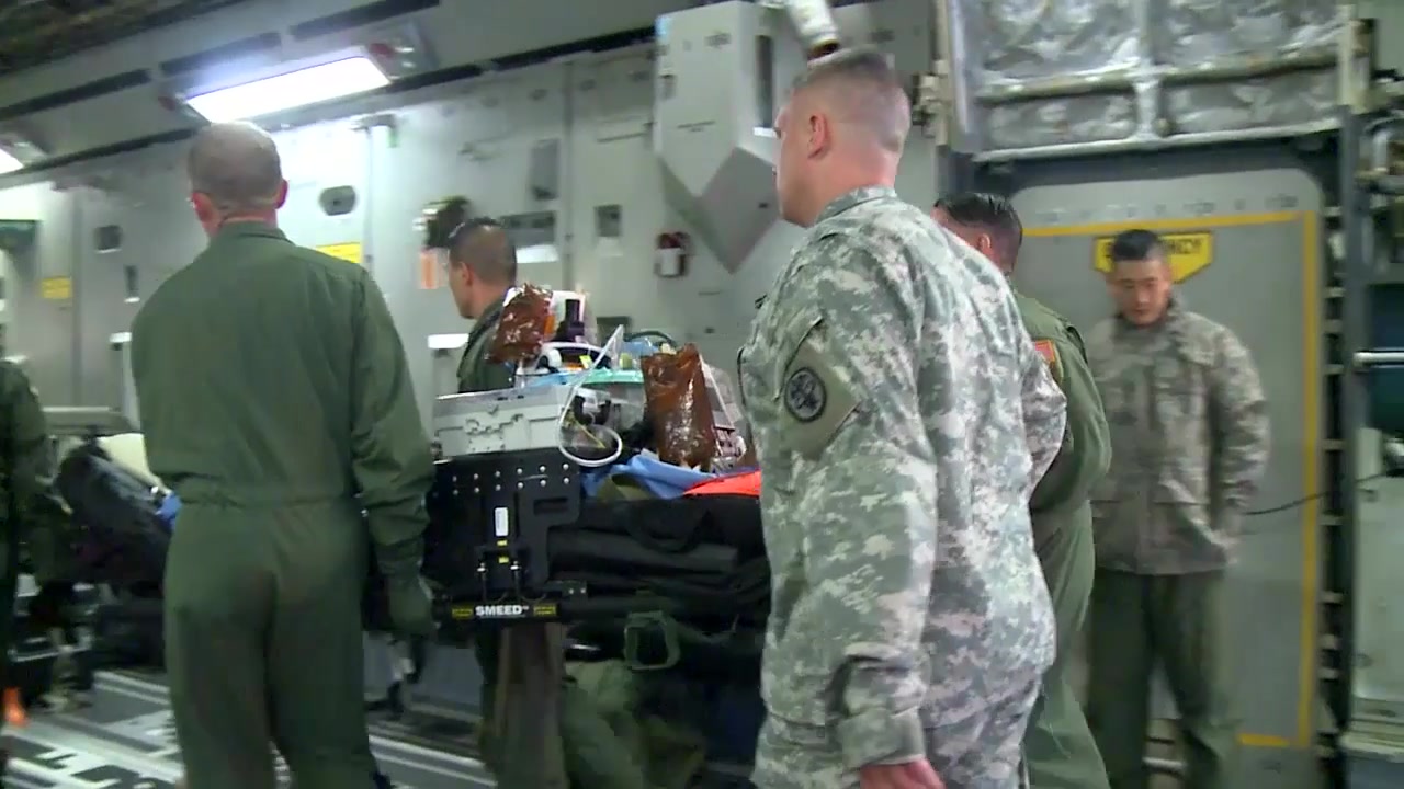 TWO PATIENTS WERE TRANSPORTED AS PART OF THE LARGEST AEROMEDICAL EVACUATION EVER AT MISAWA AIR BASE. SENIOR AIRMAN JARROD VICKERS SHOWS US ALL OF THE MOVING PARTS THAT COME TOGETHER TO MAKE ONE EVACUATION HAPPEN.