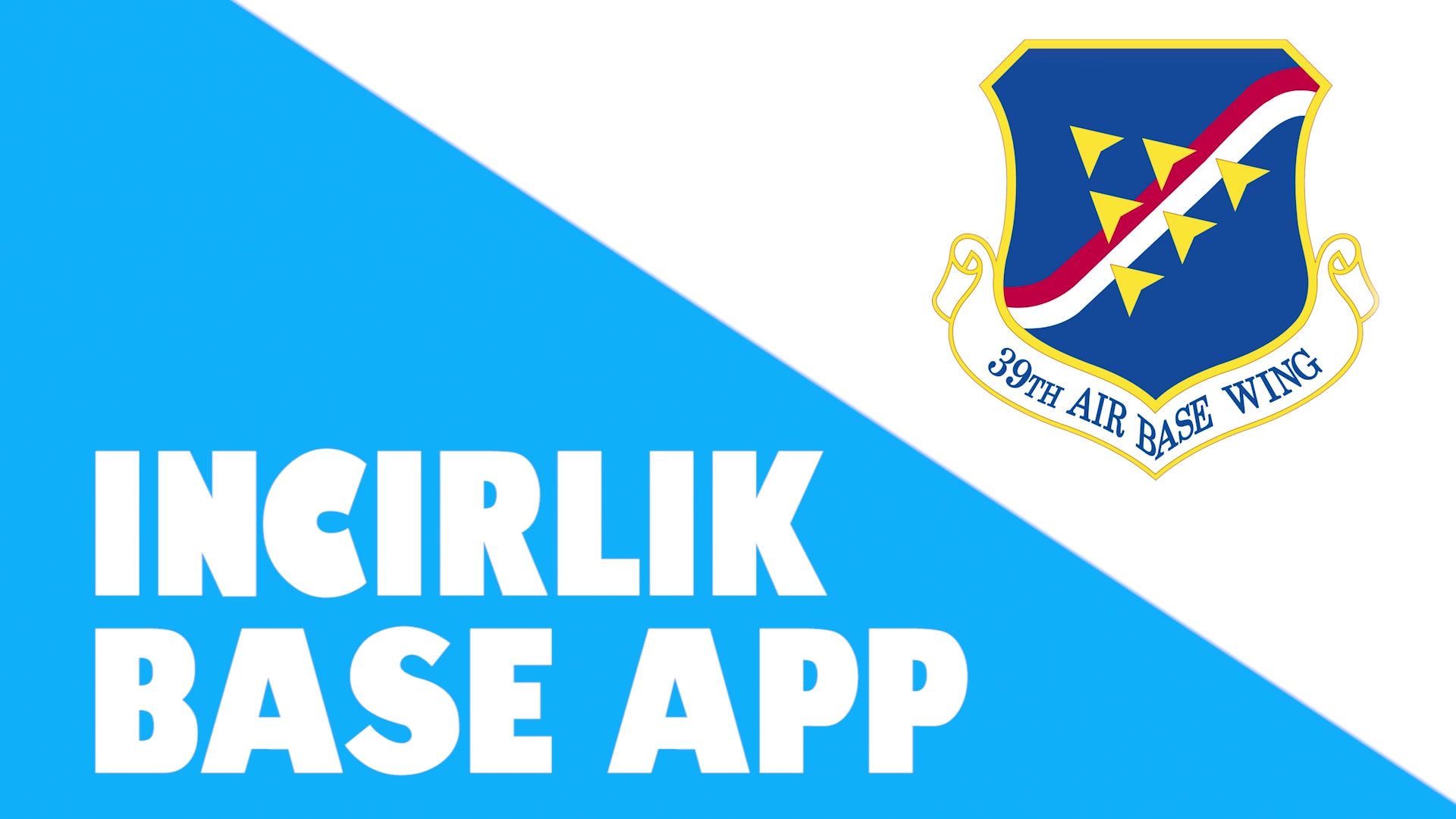 Instructional video showing how to download the 39th Air Base Wing mobile app and displaying a couple of it's features.