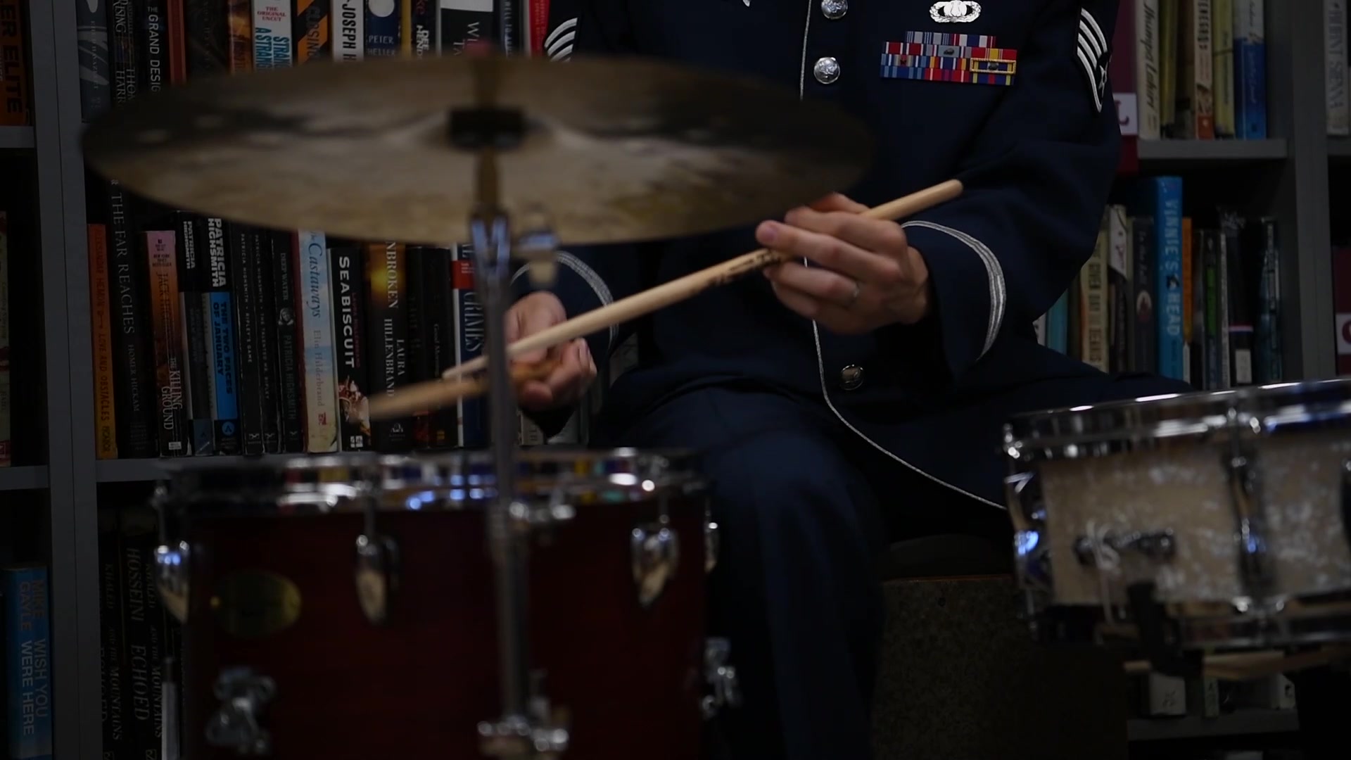 USAF Band meets with locals