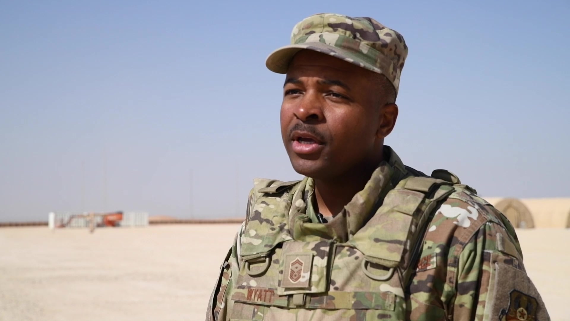 This weeks WBTC is from SMSgt Wyatt, 378th Expeditionary Civil Engineer Squadron first sergenat. He talks about his role as the first shirt at Prince Sultan Air Base, Kingdom of Saudi Arabia since 2003.