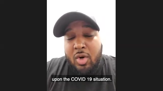 DLA employee, Carlos Chapman, DLA Disposition Services, sends Team DLA a message on staying resilient during the COVID-19 crisis.