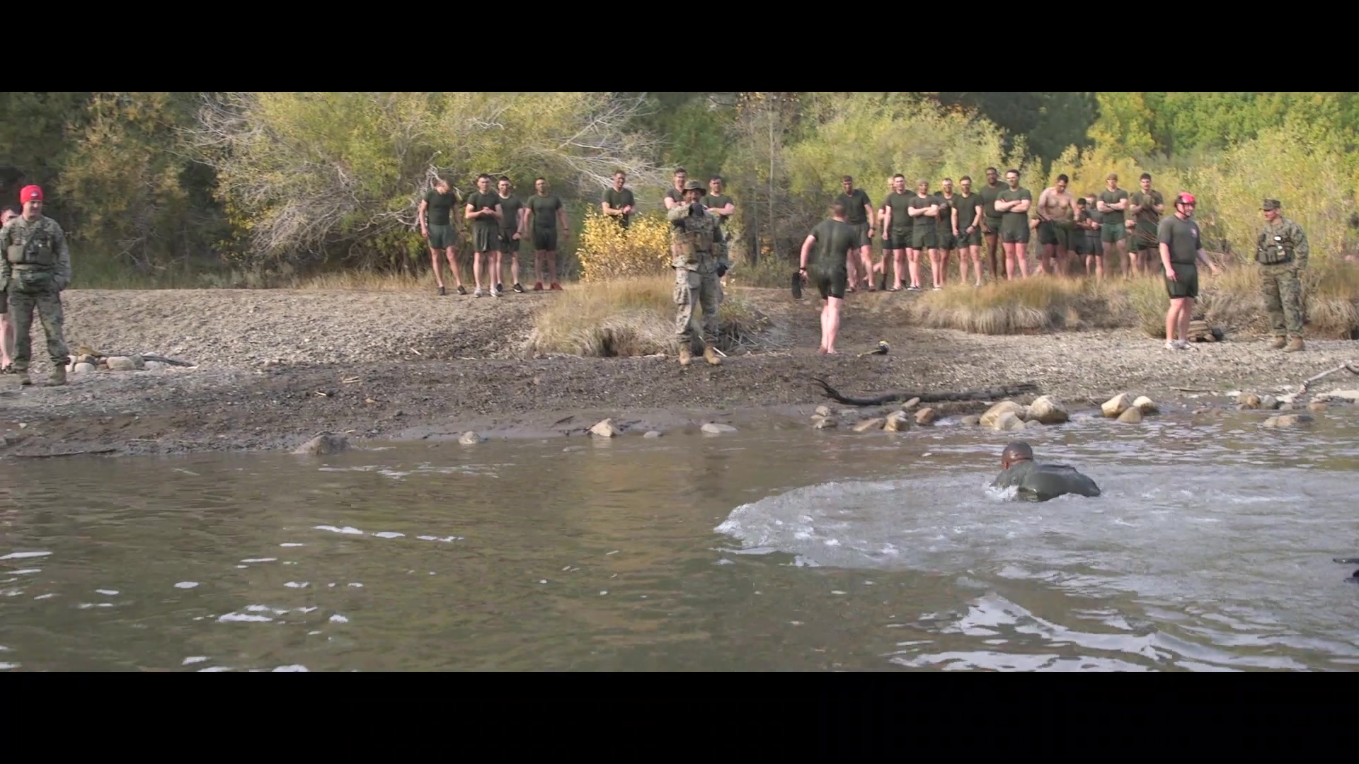 U.S. Marines • Submerge the Cold Waters • Mountain Warfare Training CA Oct 8 2020
