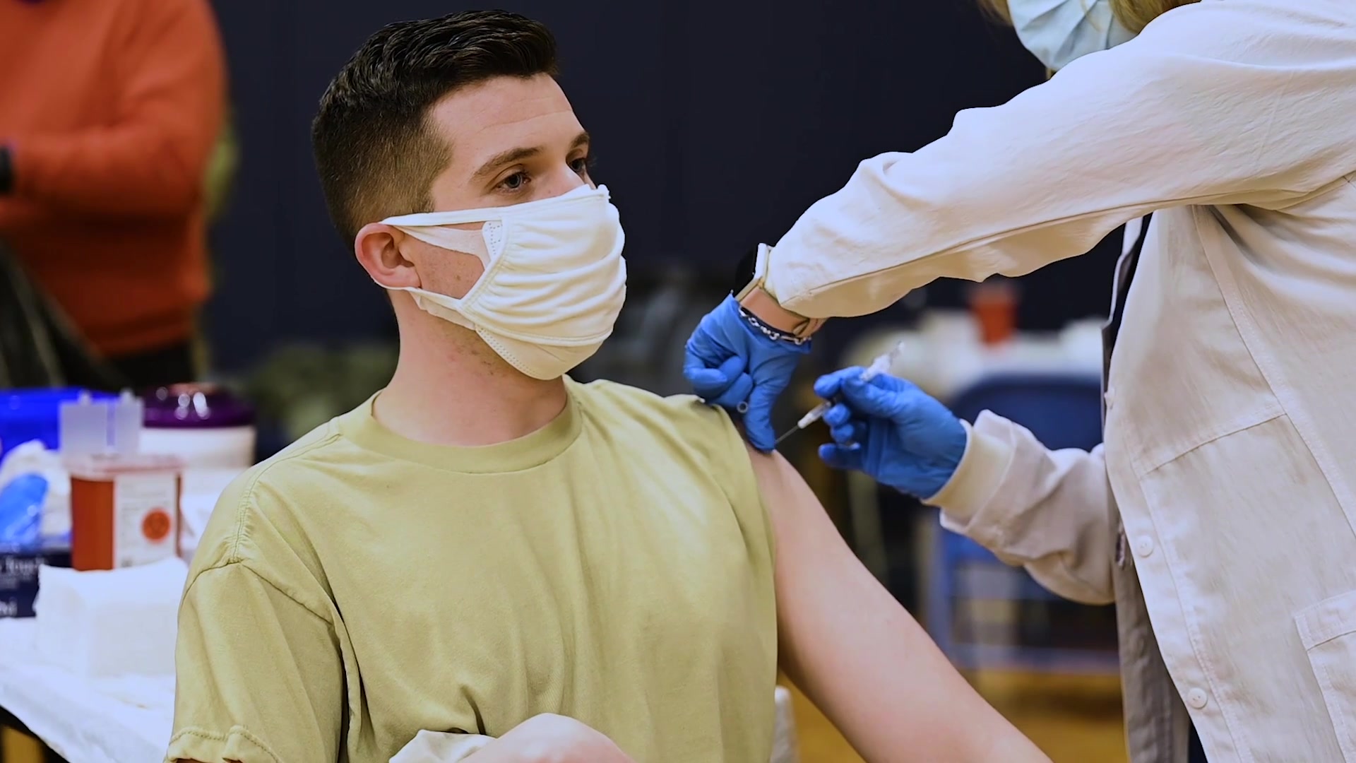 Members of the 17th Medical Group at Goodfellow AFB administered the first doses of the COVID-19 vaccine on Wed., Jan. 20.  We talked with a few Airmen to understand why they decided to get the vaccine.