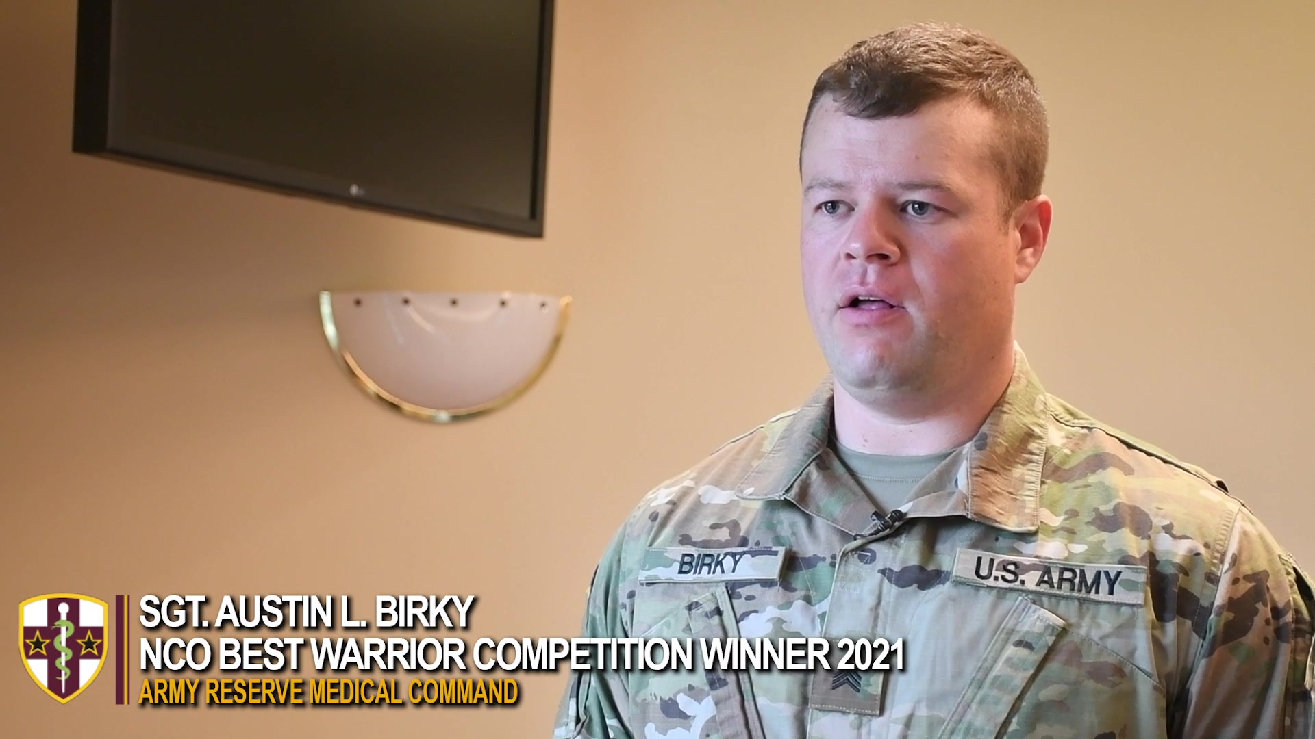 Sgt. Austin Birky, an Army Reserve dental assistant from Logan, Utah, shares his thoughts about the 2021 AR-MEDCOM Best Warrior Competition.