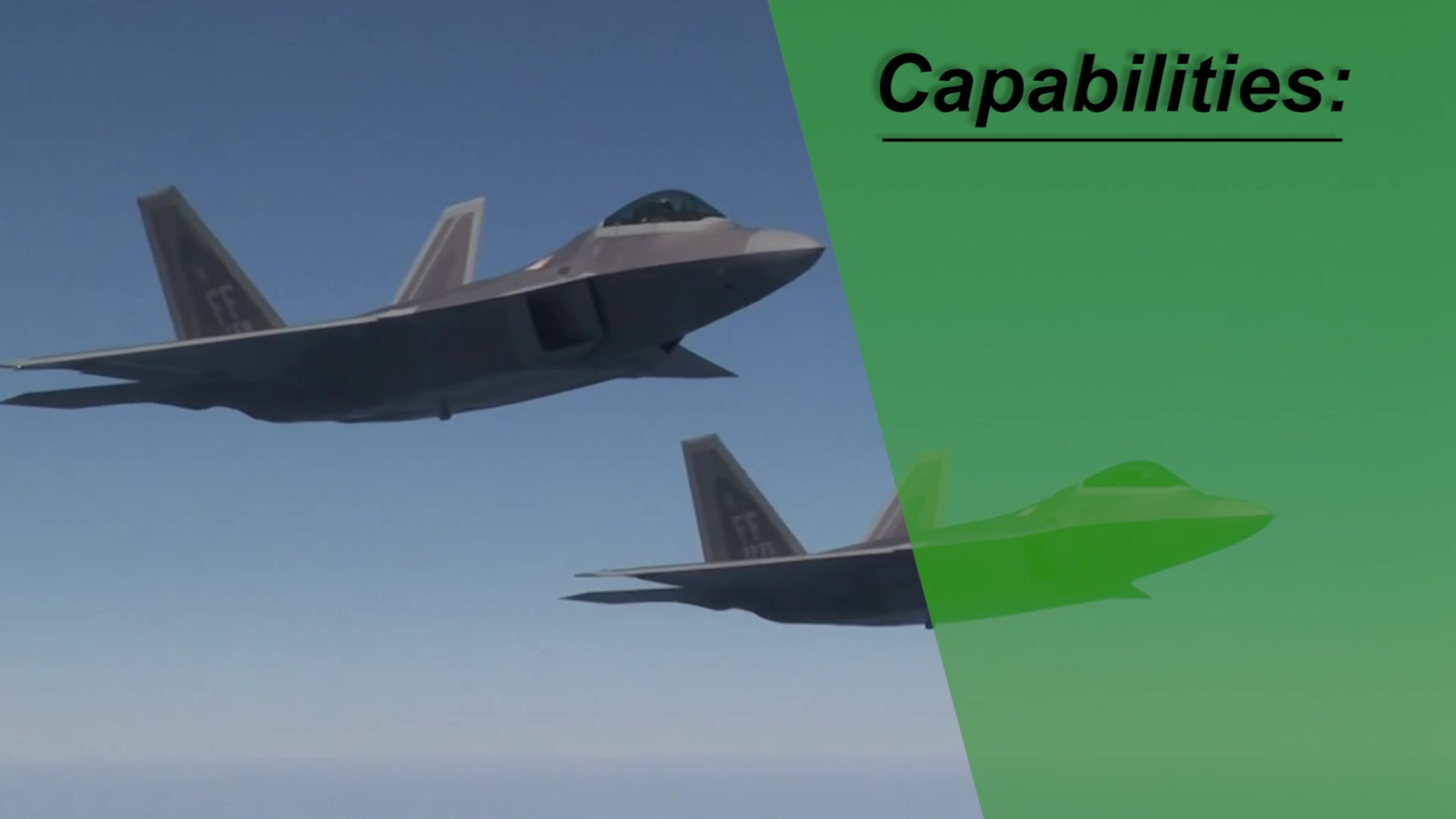 Video of U.S. Air Force F-22 Pilot describes the capabilities of the aircraft, at Checkered Flag 21-2.