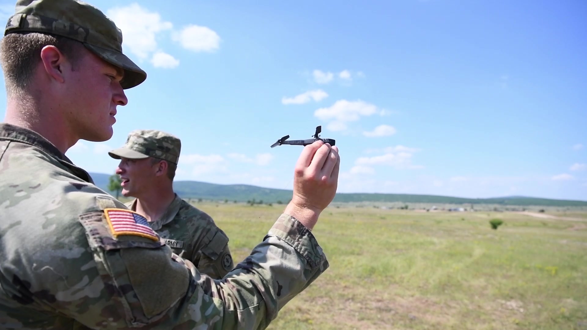 U.S. Army Soldiers use the Black Hornet Unmanned Aerial System • Hungary June 5 2021