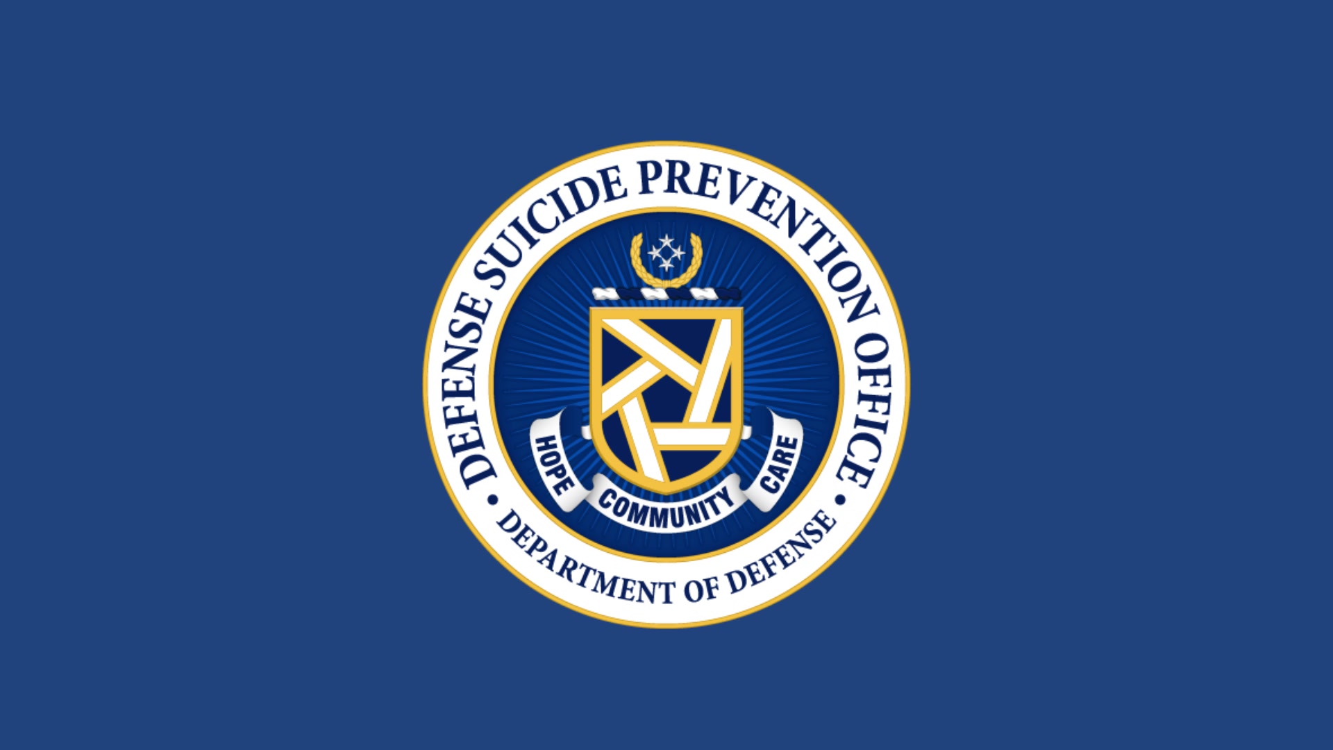 logo with words "Defense Suicide Prevention Office"