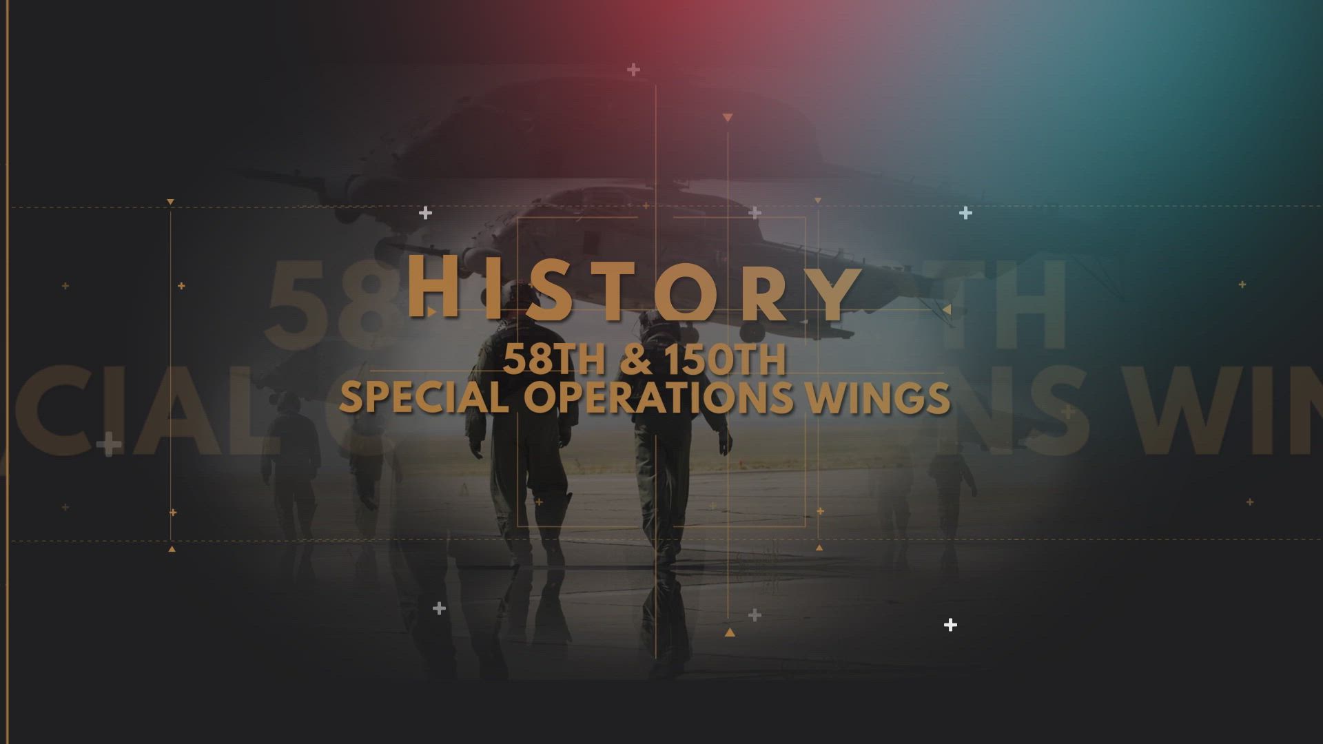 The 58th and 150th Special Operations Wings (SOW) commemorate their unit's heritage in celebration of the Air Education and Training Command's 80th anniversary. Instructors and members of the 58 SOW and 150 SOW explain their unit's history, mission and scope. (U.S. Air Force video by Wayne Gray)