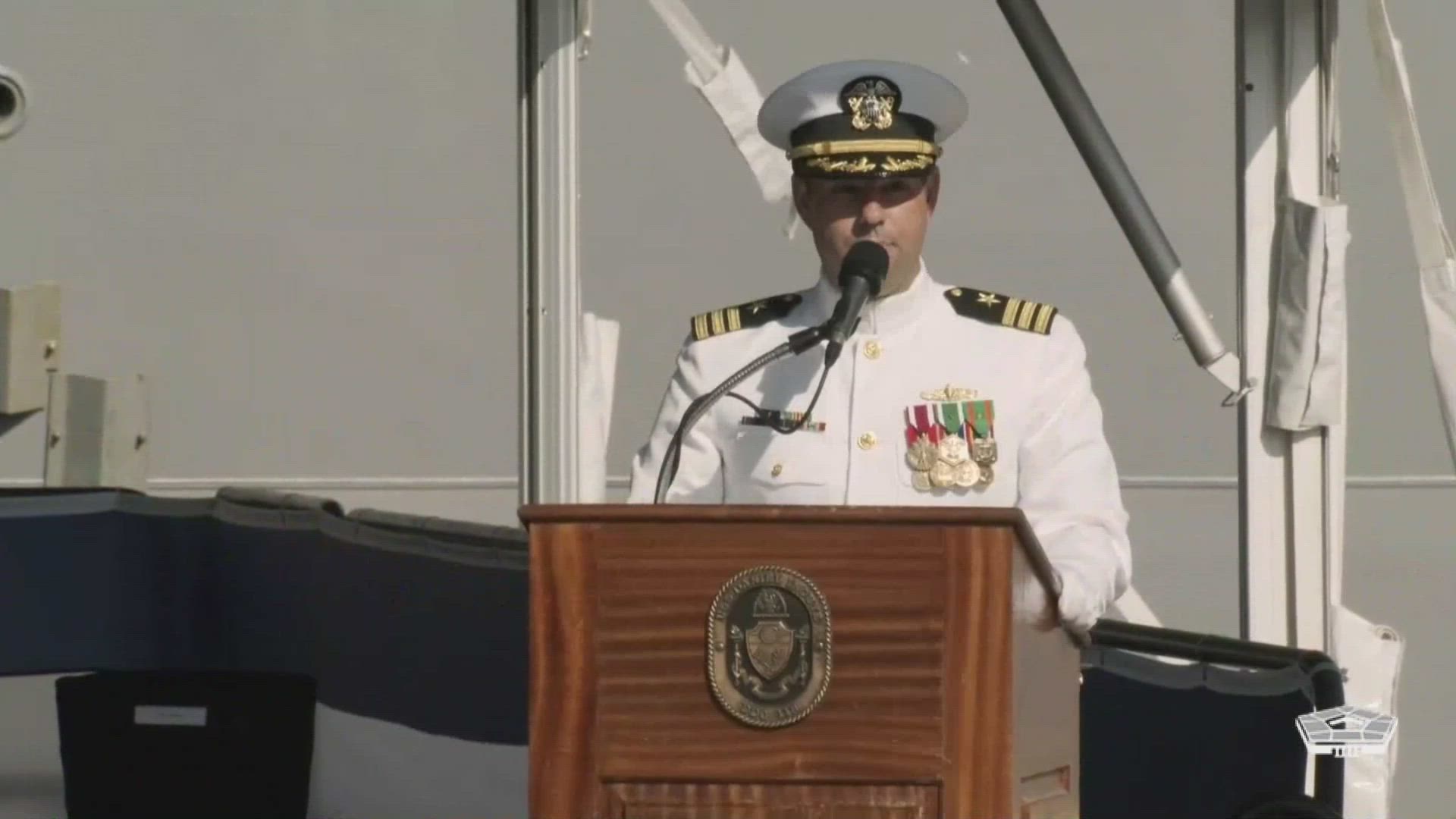 The Navy commissions an Arleigh Burke-class destroyer in honor of late senator and Medal of Honor recipient, Daniel Inouye.
