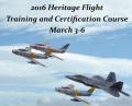 2016 Heritage Flight Training and Certification Course