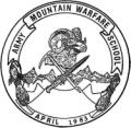 Gods of the Hills: the U.S. Army Mountain Warfare School