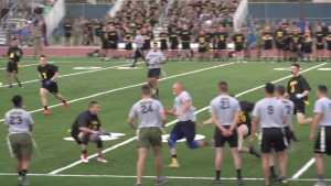Army vs Navy Flag Football Game