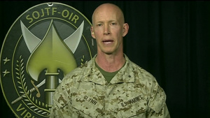 Operation Inherent Resolve Military Official Briefs Reporters