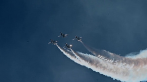 Air Force Thunderbirds in Slow Motion