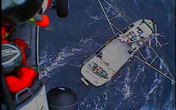The Coast Guard, good Samaritan assist vessel taking on water near Sitka, Alaska
