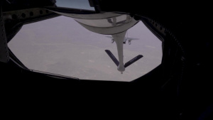 Air-to-air refueling with F-15C Eagles