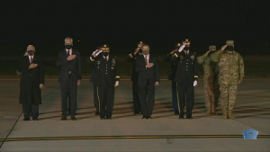 Vice President, Top Defense Leaders Attend Return of Remains