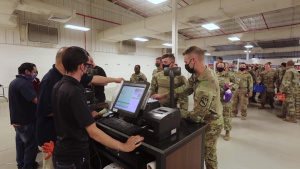 PX Opens in Qatar for Soldiers Aiding the Afghanistan Evacuation Effort