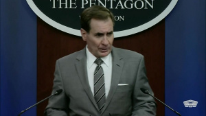 Pentagon Press Secretary Holds News Conference