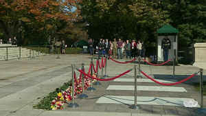Members of the Public Lay Flowers at Tomb of the Unknown Soldier, Part 2