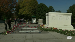 Members of the Public Lay Flowers at Tomb of the Unknown Soldier, Part 5
