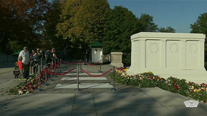 Members of the Public Lay Flowers at Tomb of the Unknown Soldier Part 6