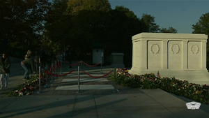 Members of the Public Lay Flowers at Tomb of the Unknown Soldier Part 7