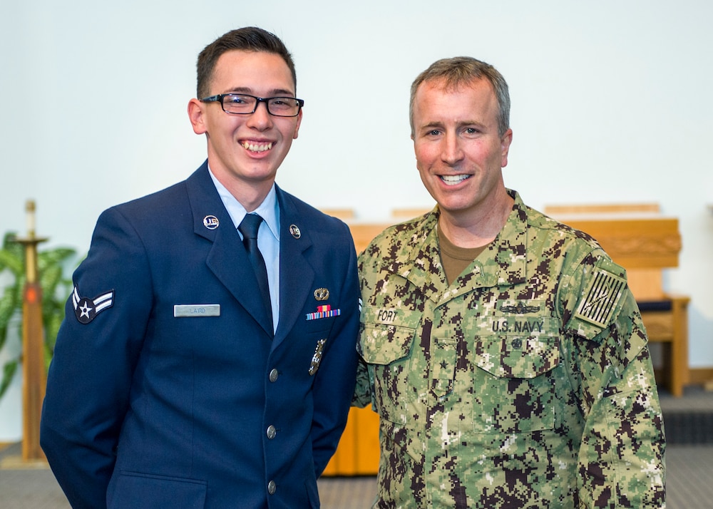 Air Force Airman Receives Navy Firefighter of the Year Award