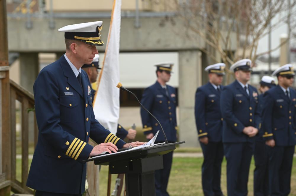 Coast Guard holds annual Blackthorn memorial service in Galveston, Texas 