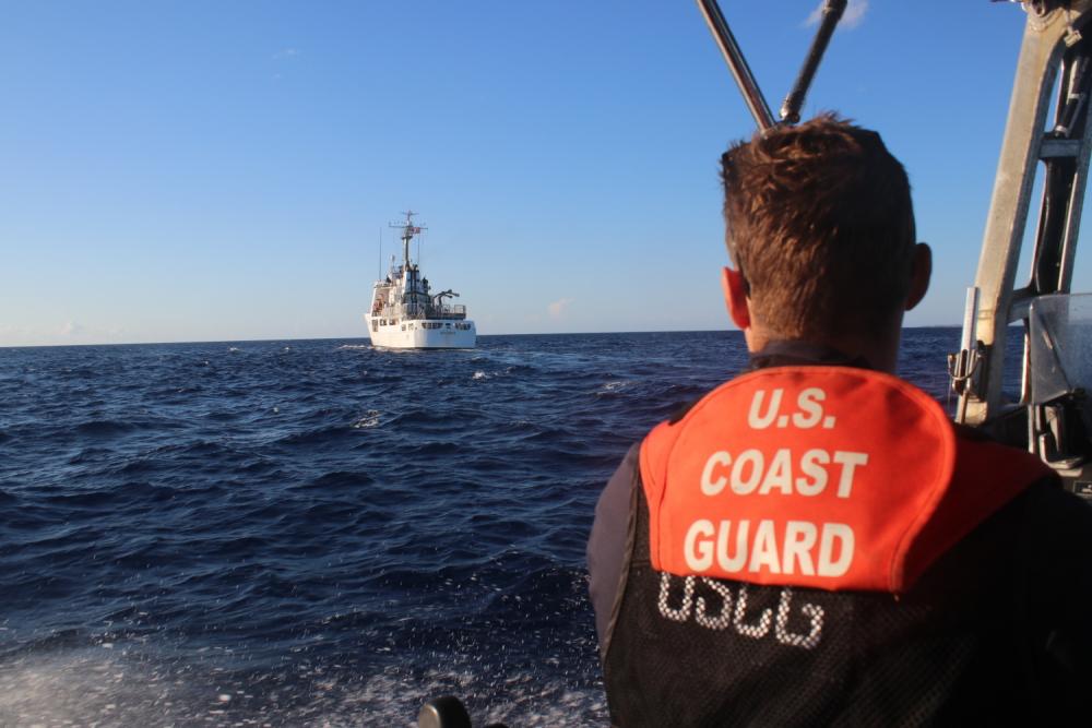 Coast Guard Cutter Reliance conducts underway patrol