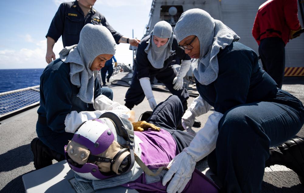 USS Tulsa Mass Casualty Training