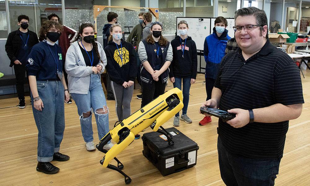 NUWC Division Newport scientist paying it forward as FIRST Robotics Competition team mentor