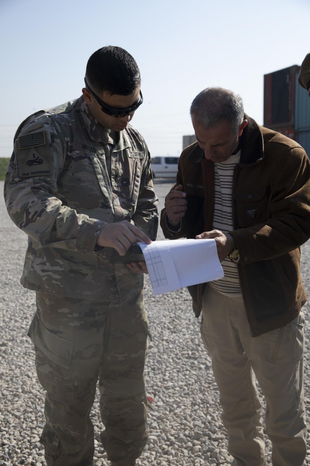 CTEF divestment at Erbil Air Base