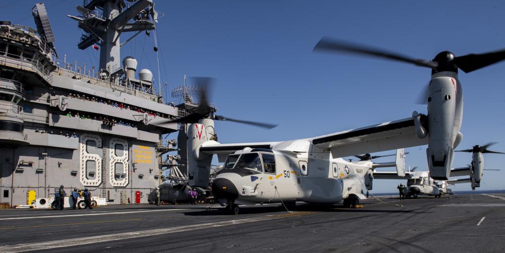 Osprey On USS Nimitz