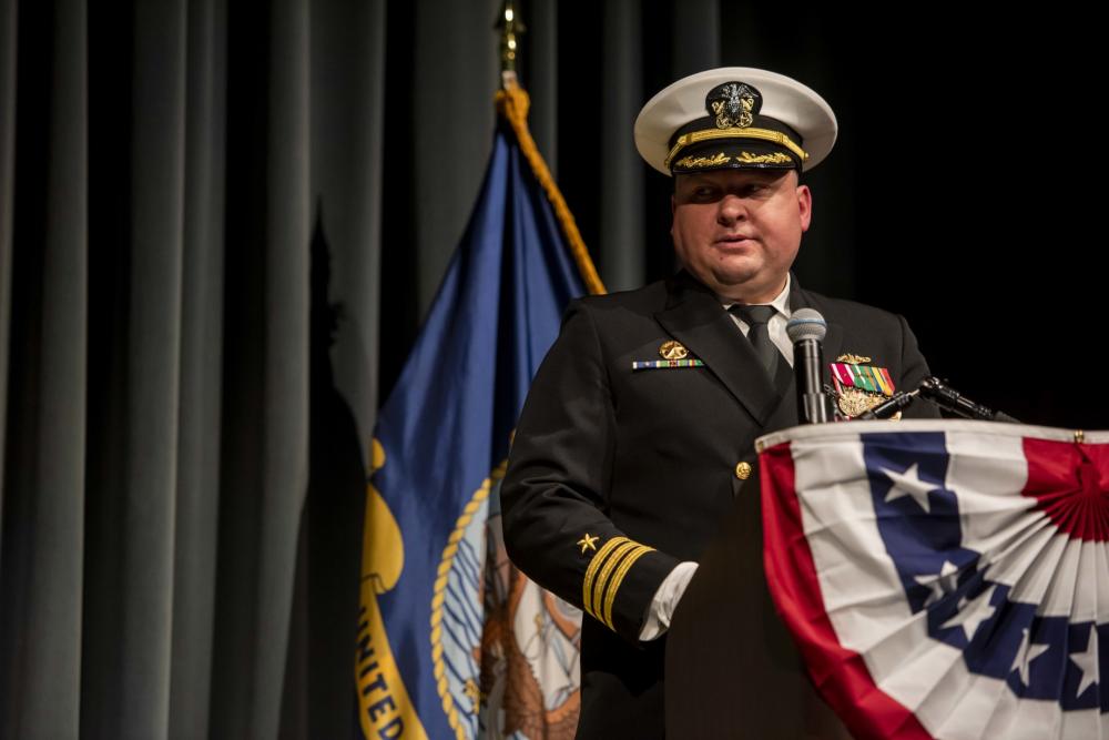 USS Louisiana  (SSBN 743) Welcomes New Commanding Officer