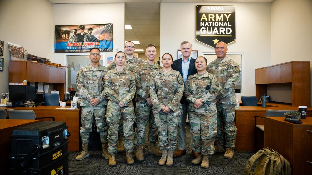 Honorary commander introduces himself to troops