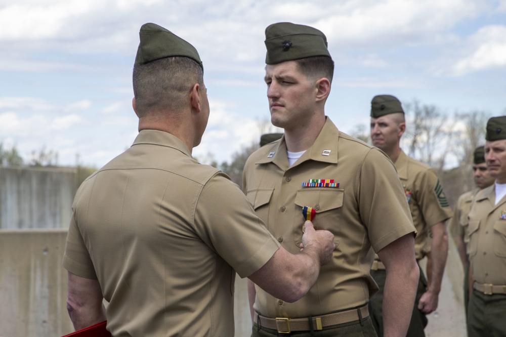 Capt. Timothy Cottell Receives Navy and Marine Corps Medal for Heroic Actions