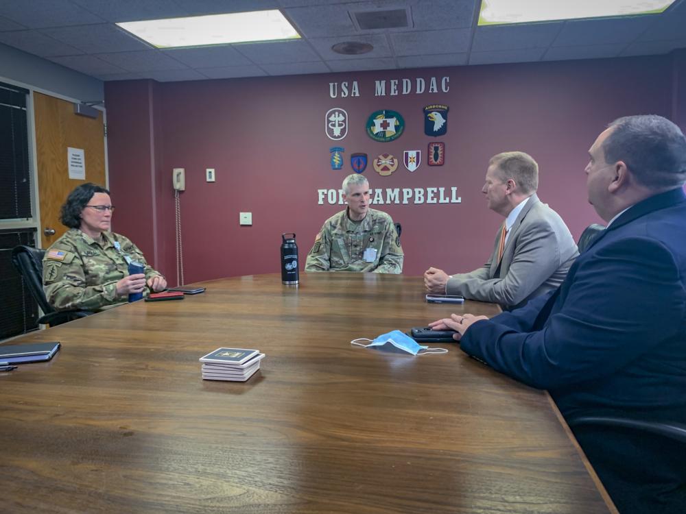 New Nashville VA Executive Director tours Blanchfield Army Community Hospital