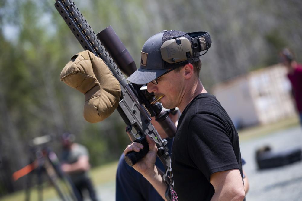 Military and Civilians compete in Marine Corps Base Quantico's Precision Rifle Series Match