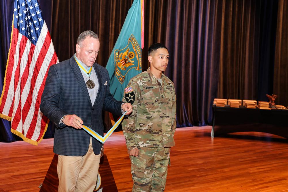 USAMU Soldier Receives Order of Saint Maurice 