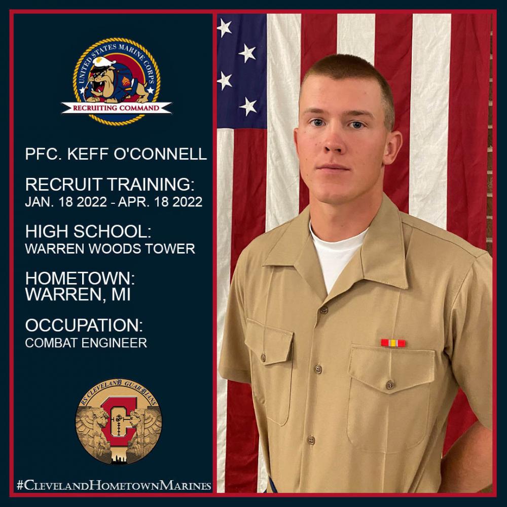 Recruiting Station Cleveland Poolee Transforms into United States Marine