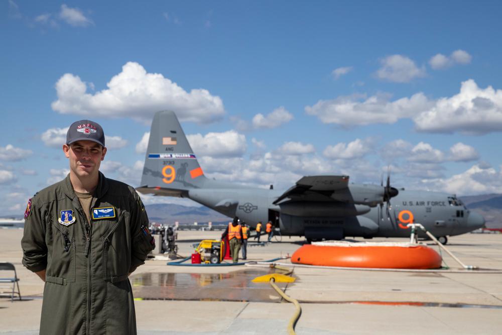 Nevada Air Guard doubles certified pilots during firefighting training