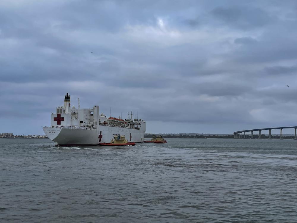 USNS Mercy Departs for Pacific Partnership 2022