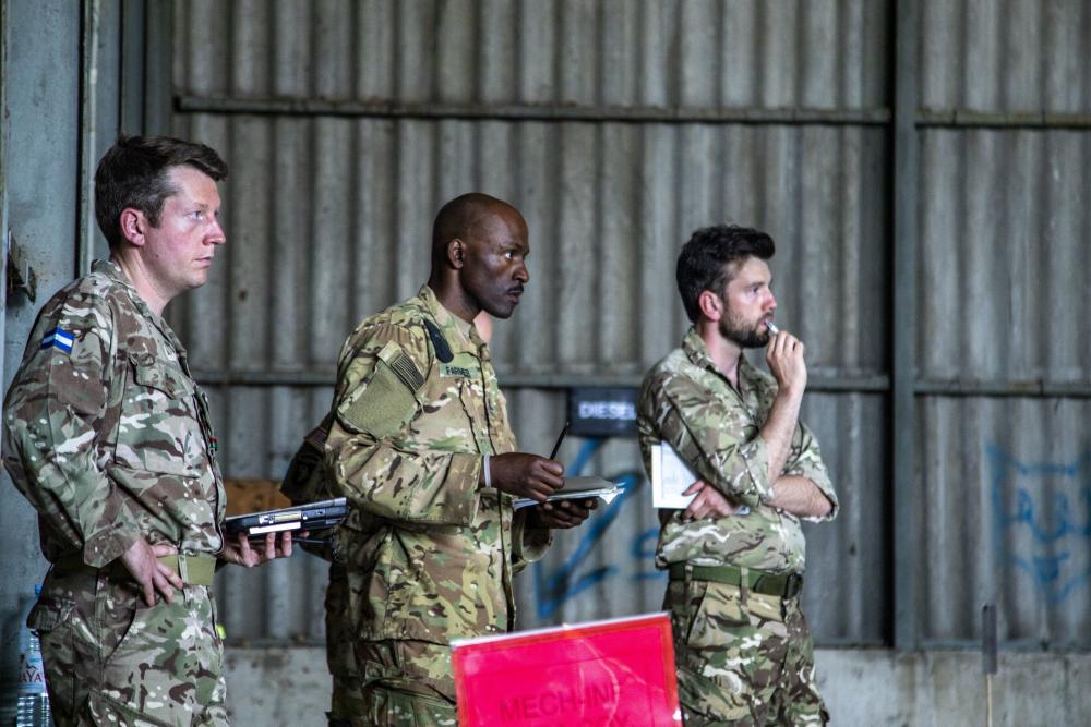 U.S. and U.K. aviators work interoperability during Exercise Swift Response 22