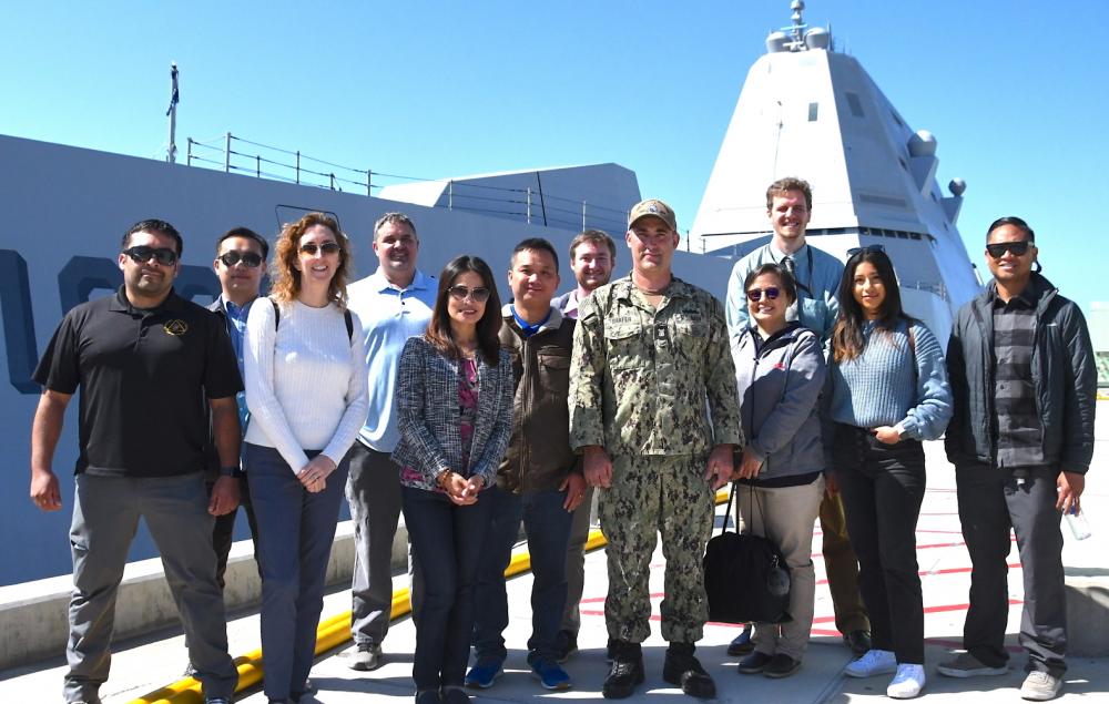 MCTSSA Civilians visit USS Monsoor in San Diego