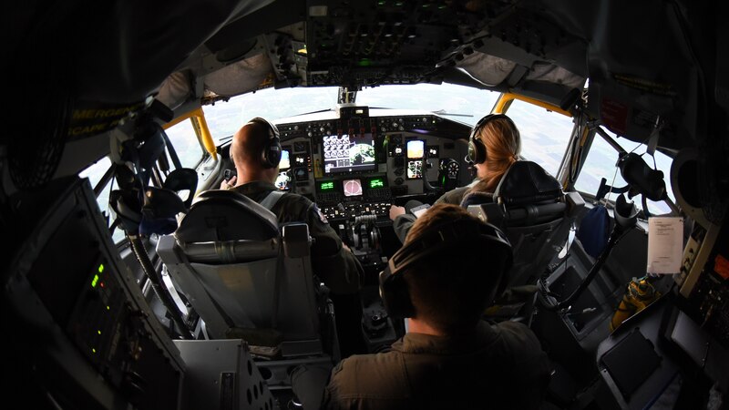 Iowa KC-135 Cockpit