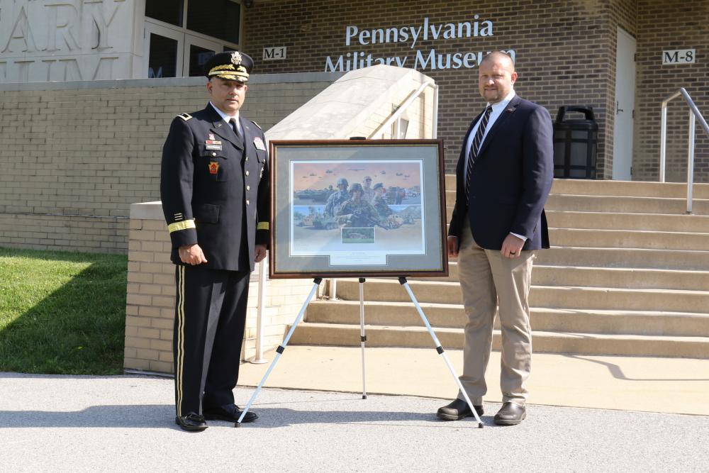 The &quot;IRON RESPONSE&quot; historic print dedicated to the Pennsylvania Military Museum