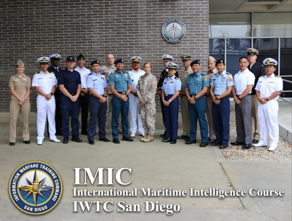 Foreign Navy Officers Attend IWTC San Diego International Maritime Intelligence Course